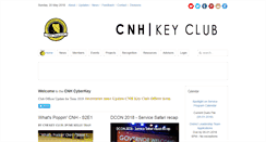 Desktop Screenshot of cnhkeyclub.org