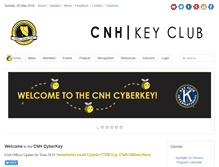 Tablet Screenshot of cnhkeyclub.org